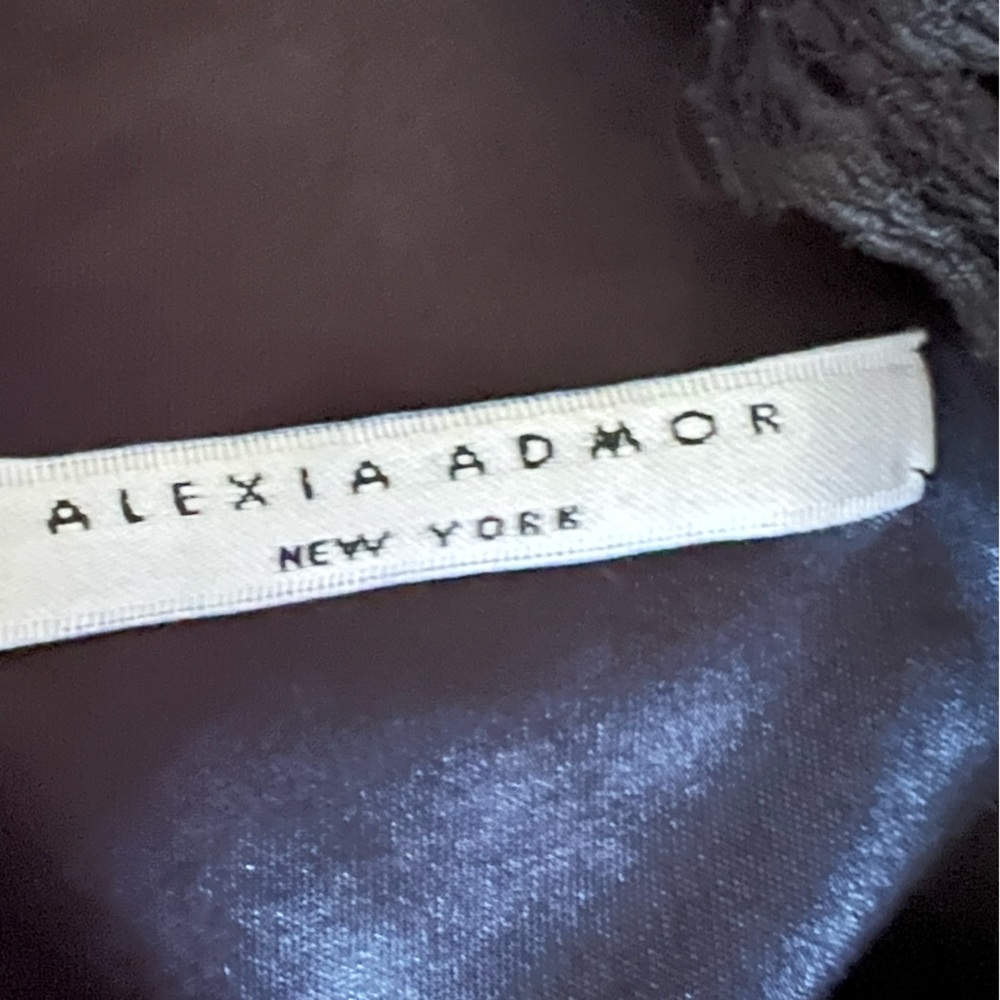 Women’s Alexia Admor Black Lace and Rhinestone Dress - Picture 3 of 8